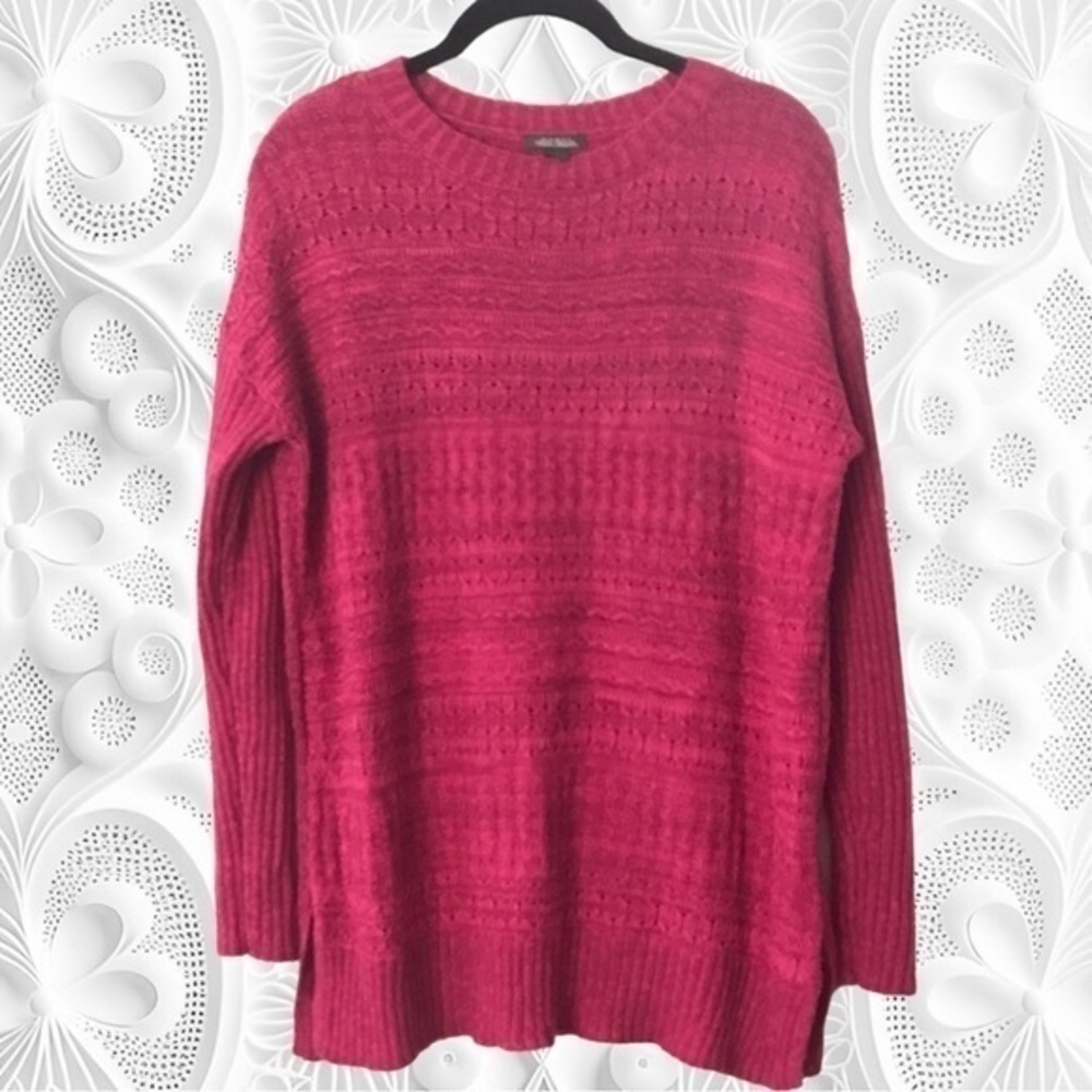 Wild Fable Bright Pink Sweater Size S (to size XL)